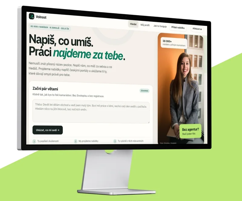 Náhled projektu Volnost.cz